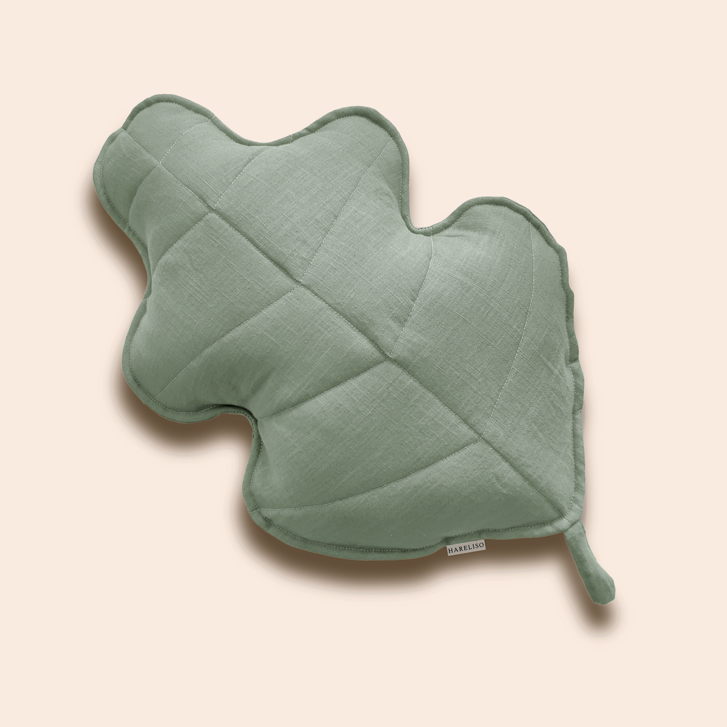 Linen Oak Leaf Cushion