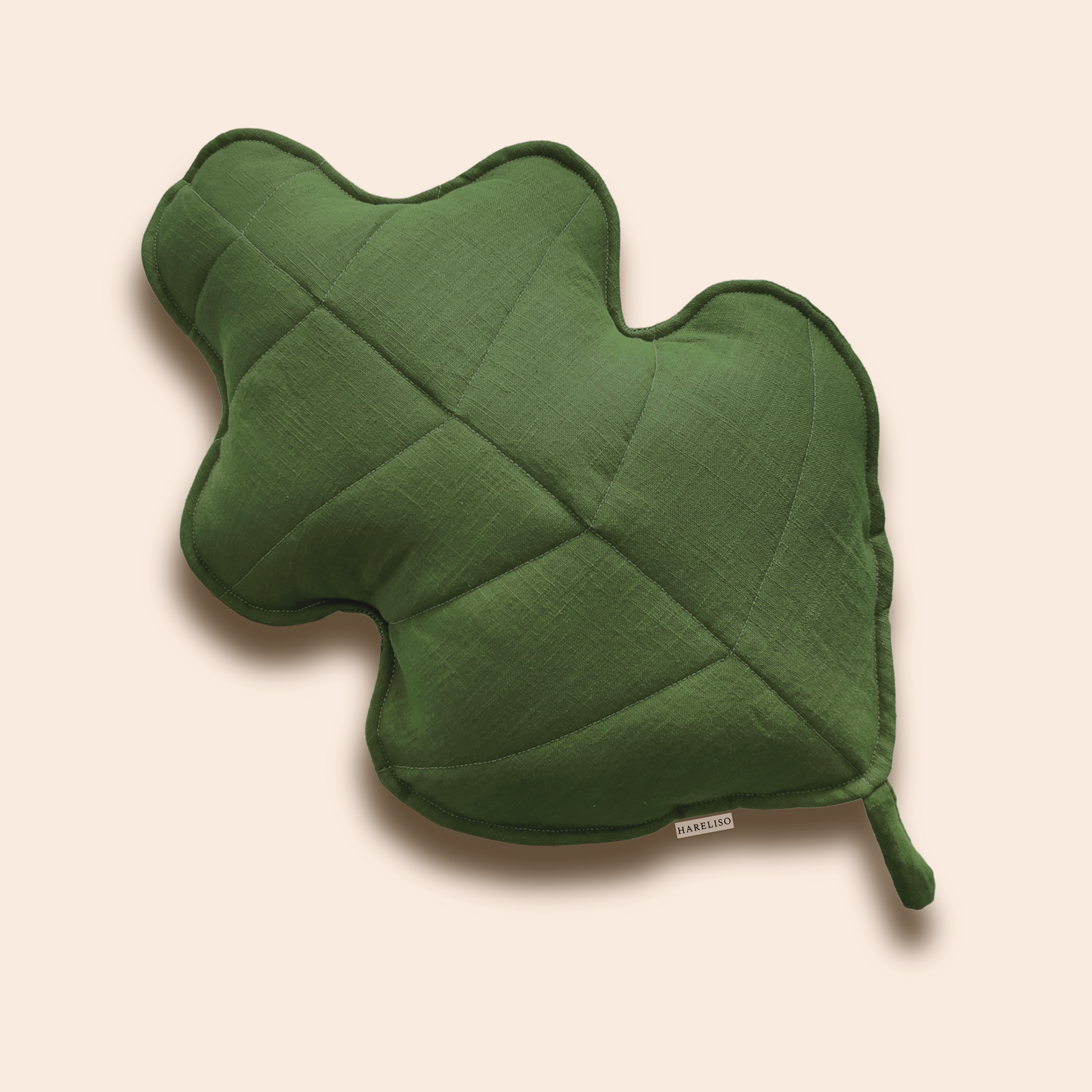 Linen Oak Leaf Cushion