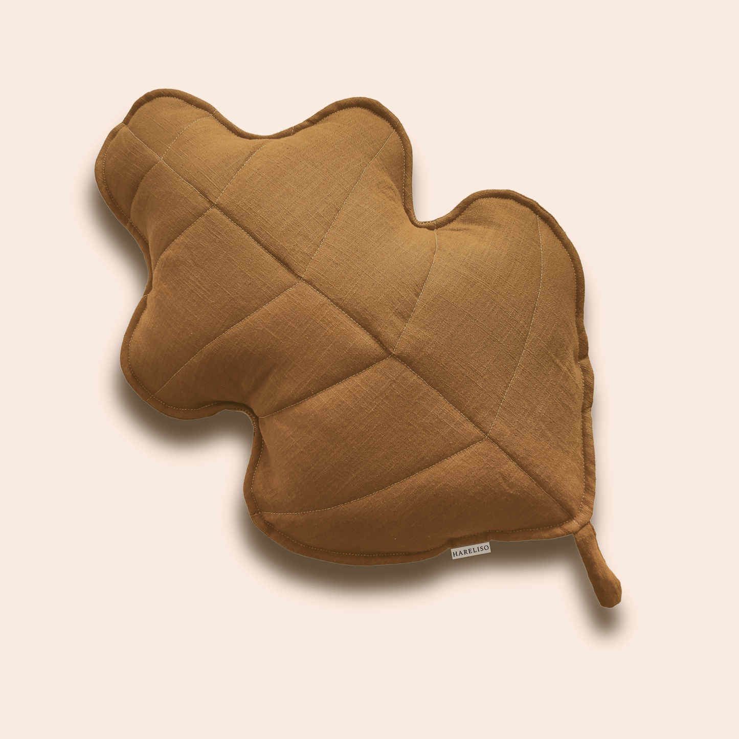 Linen Oak Leaf Cushion
