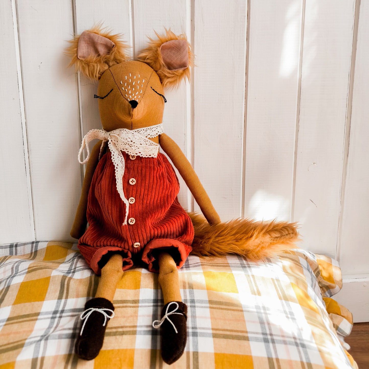 Roger the Fox • Stuffed Linen Toy