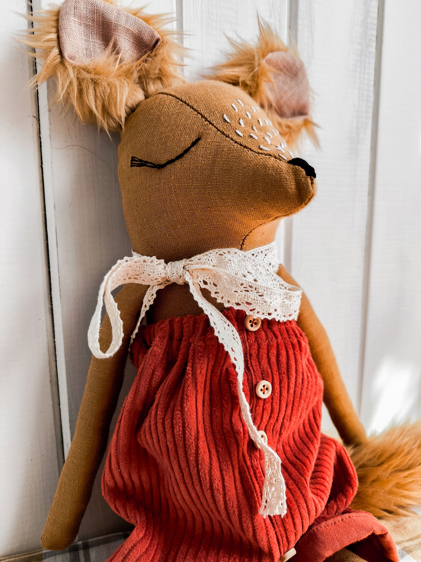 Roger the Fox • Stuffed Linen Toy
