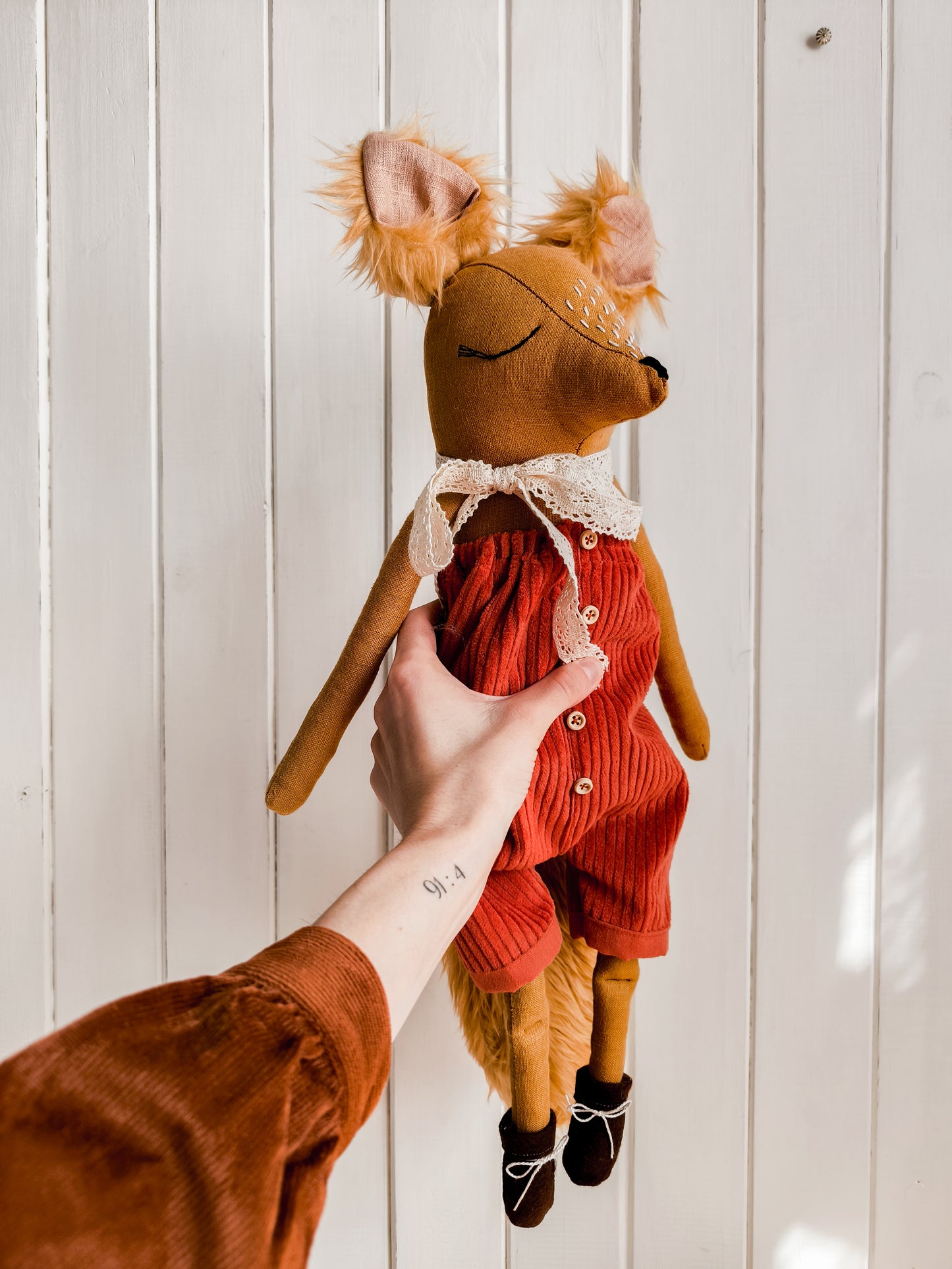 Roger the Fox • Stuffed Linen Toy