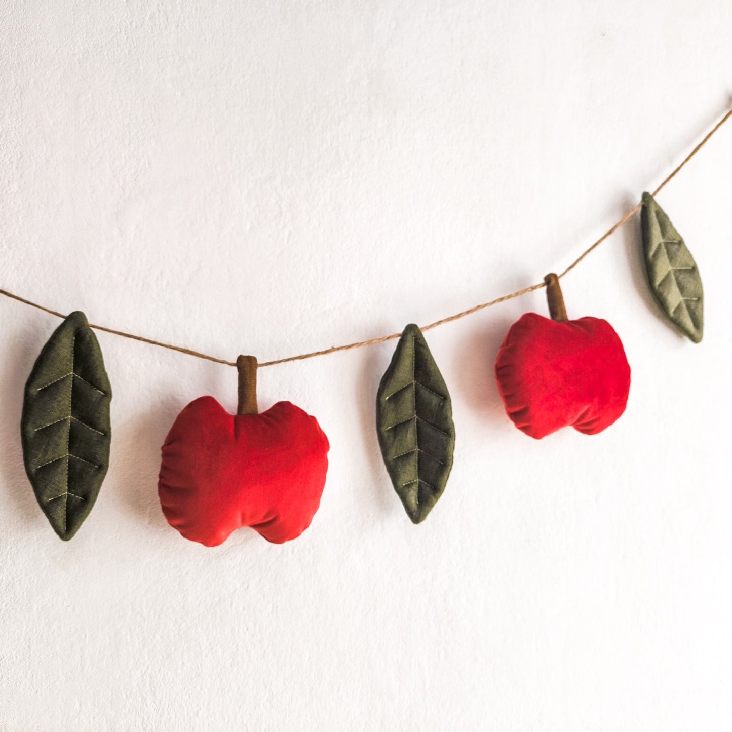 Velvet & Linen Apple Garland