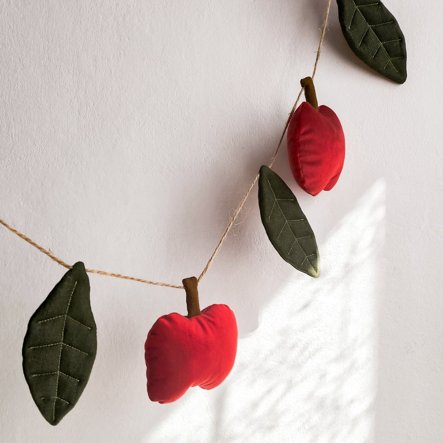 Velvet & Linen Apple Garland