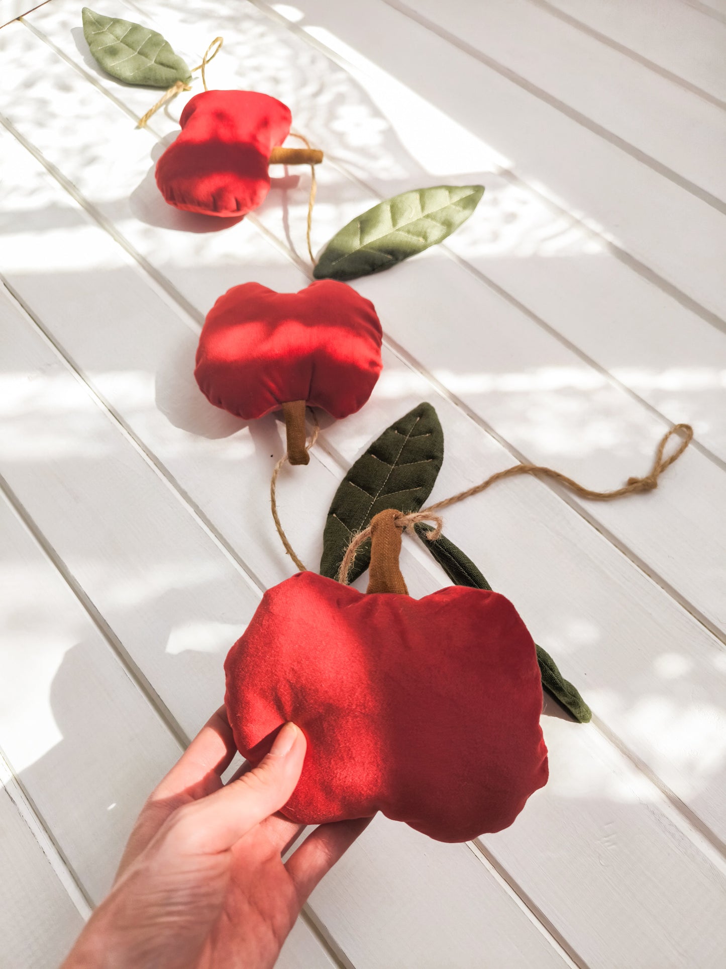 Velvet & Linen Apple Garland