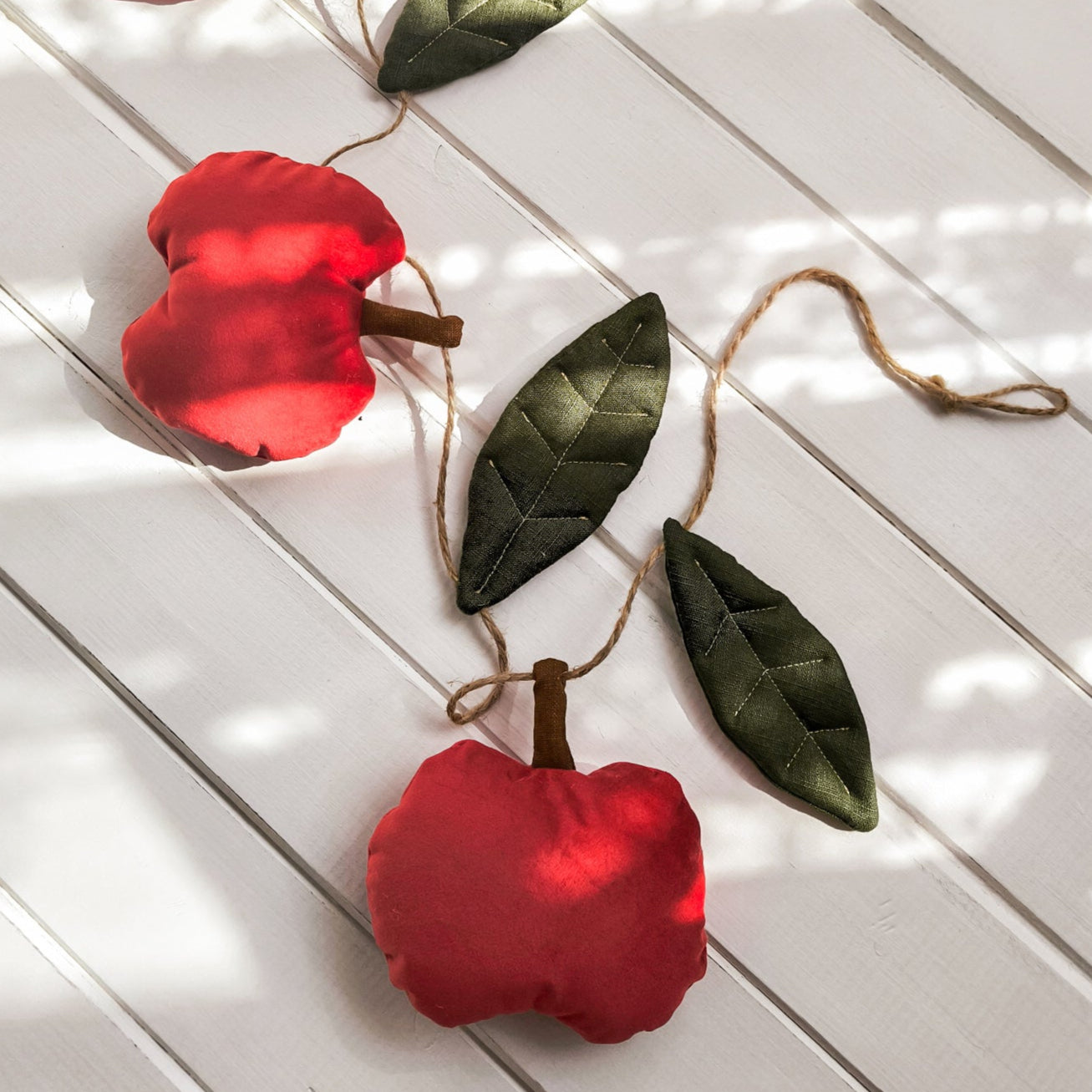 Velvet & Linen Apple Garland