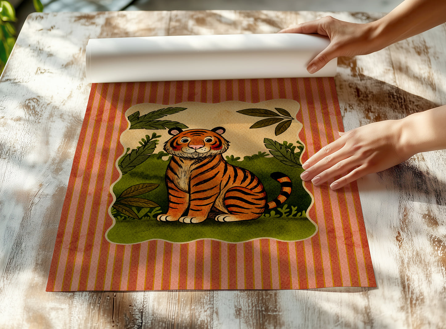 Tiger in the Jungle Poster