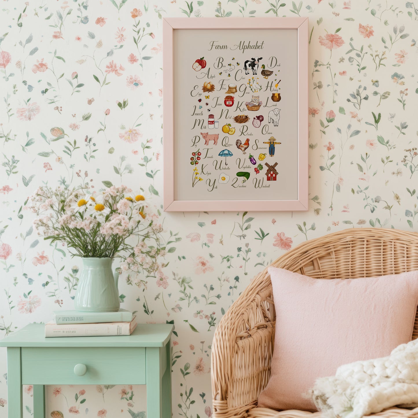 Farm Alphabet Poster
