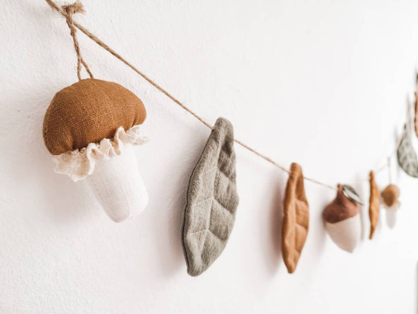 Linen Woodland Garland
