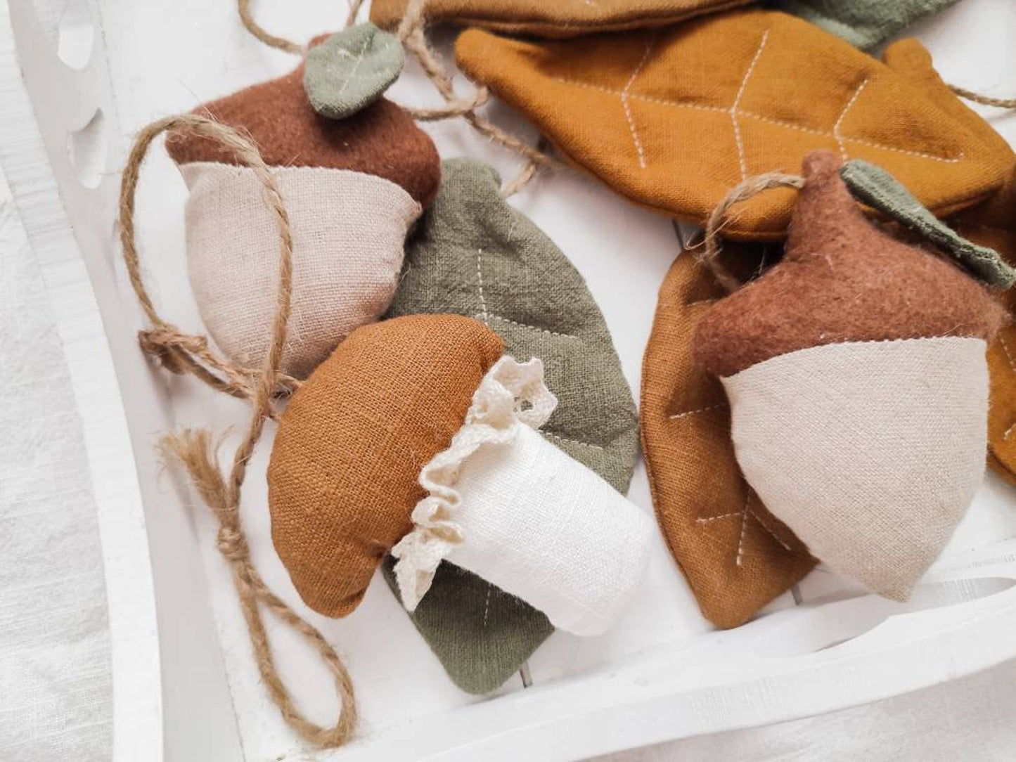 Linen Woodland Garland