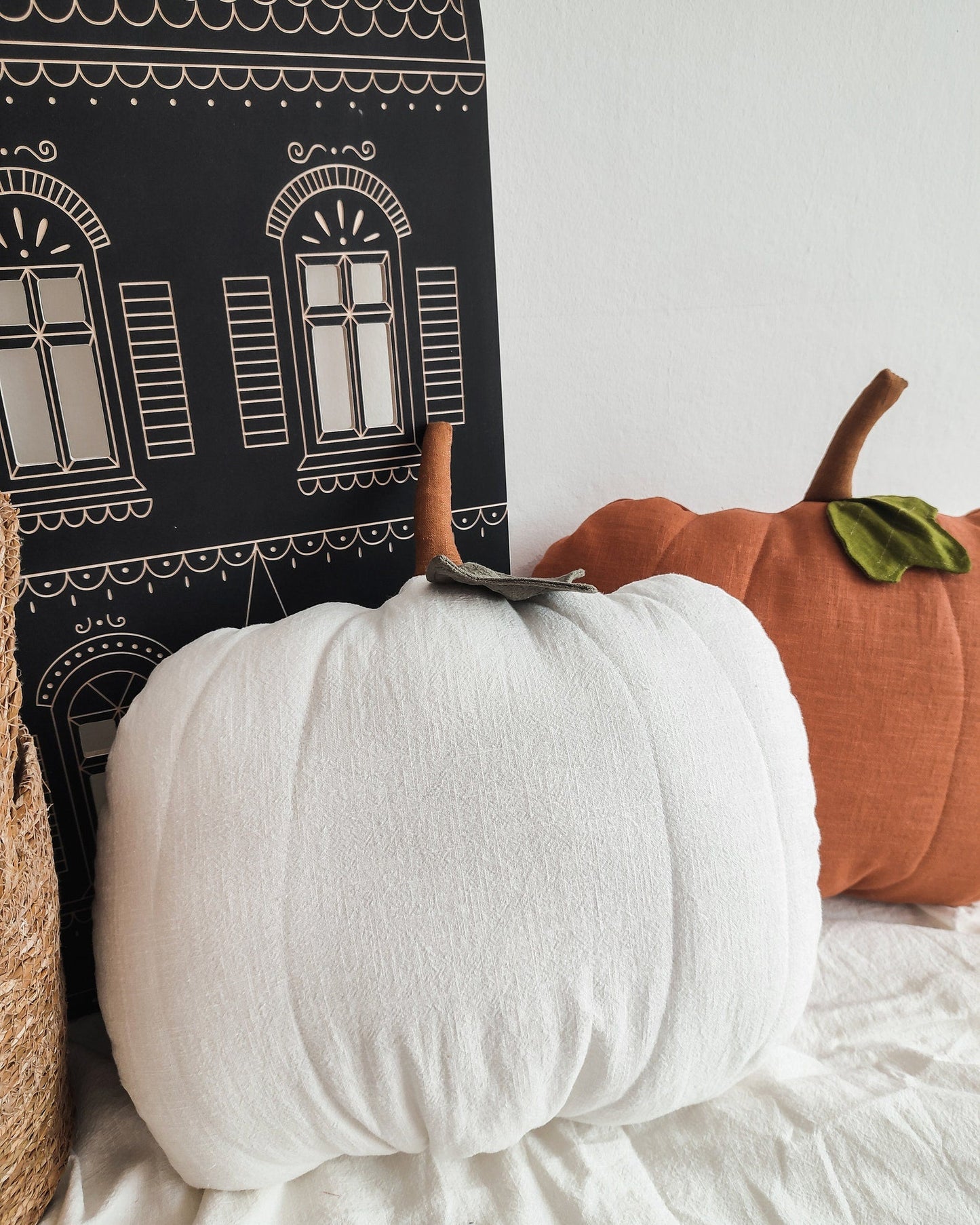 White Pumpkin Cushion