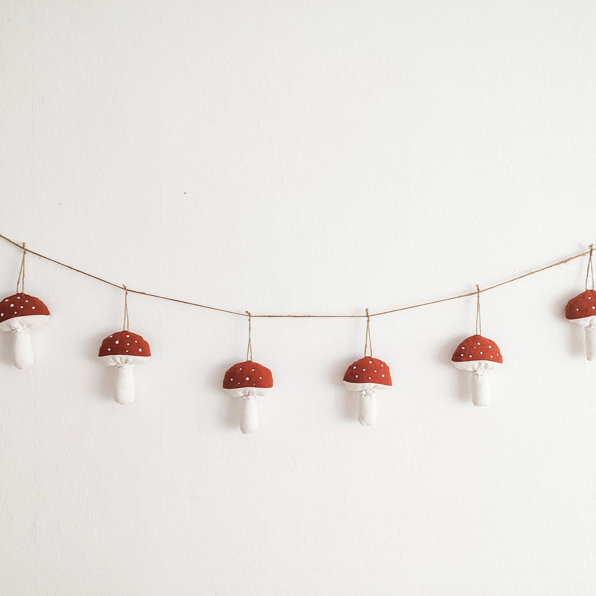 Linen Toadstool Garland