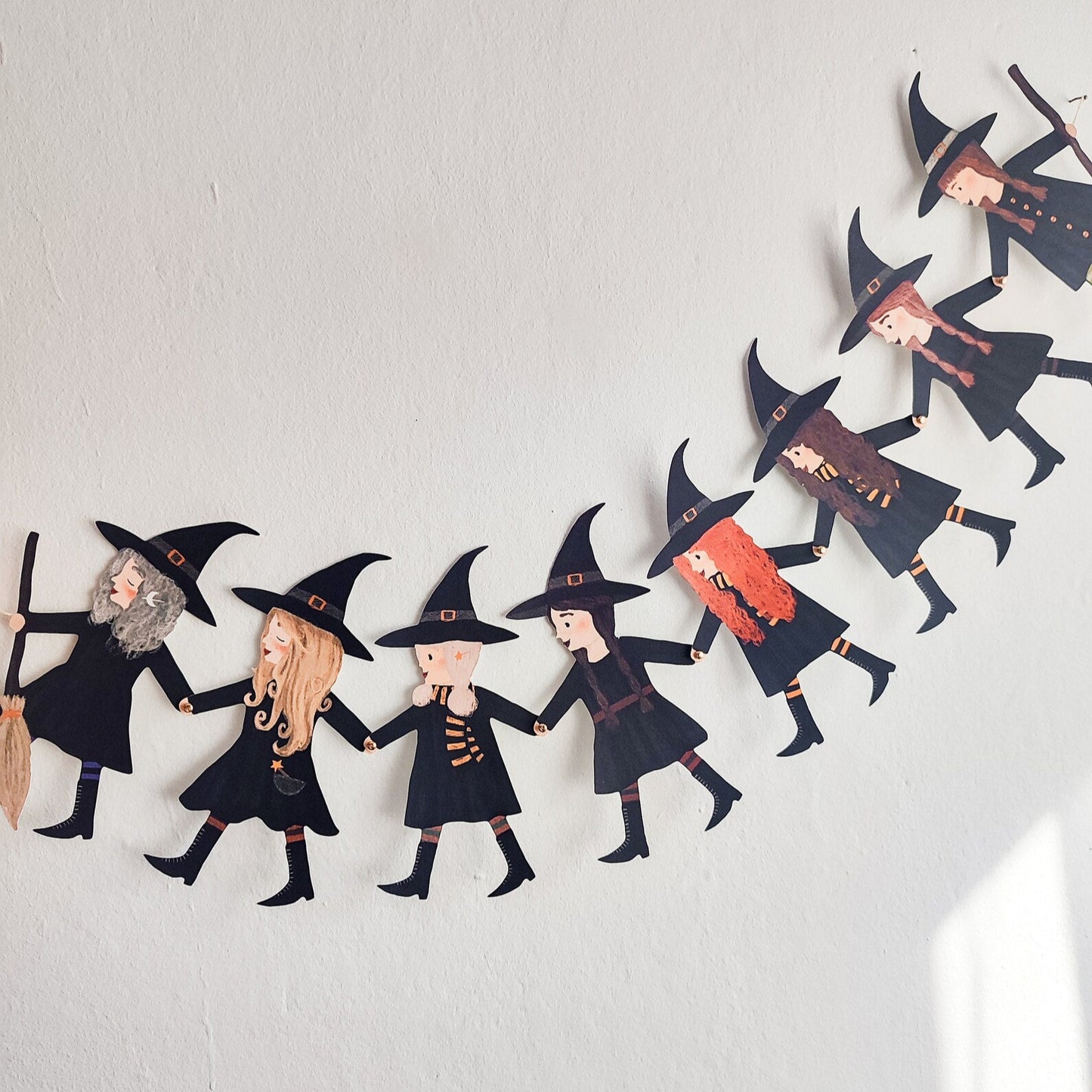 Witches Paper Garland