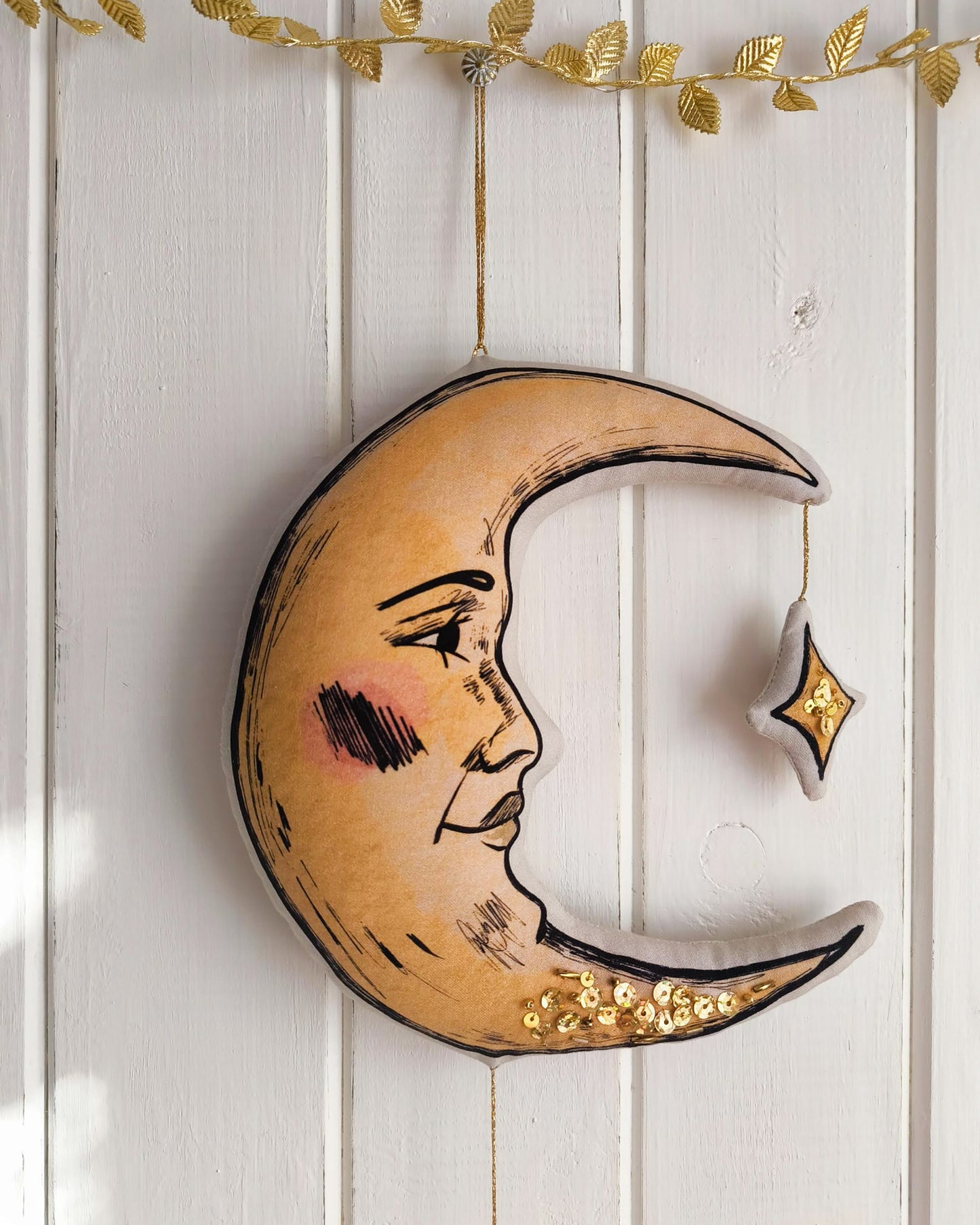 Witch & Moon Hanging Decor