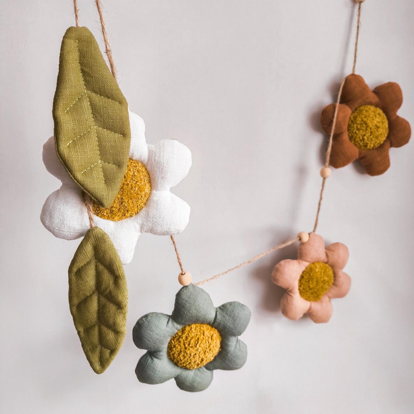 Linen Flower Garland