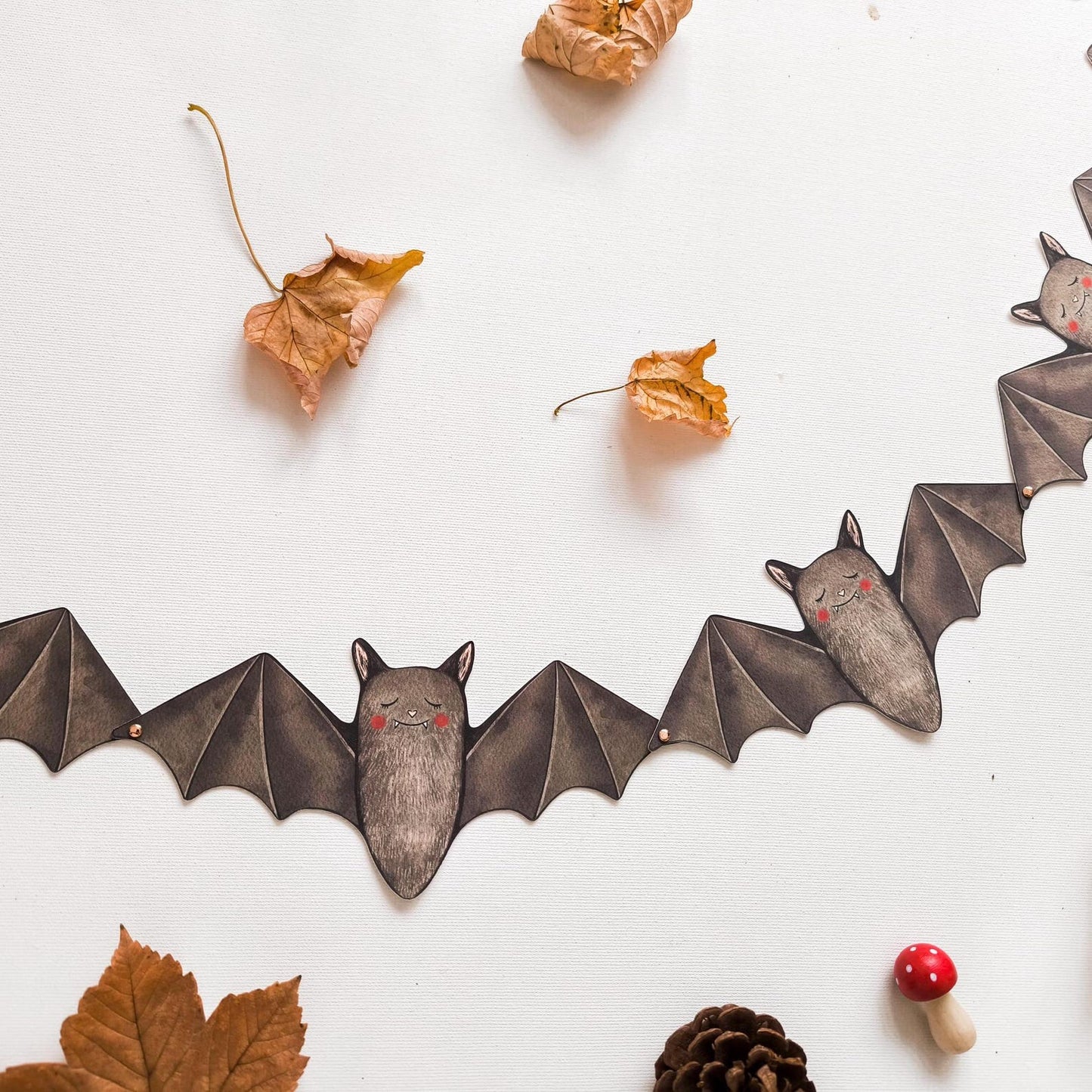 Paper Bat Garland