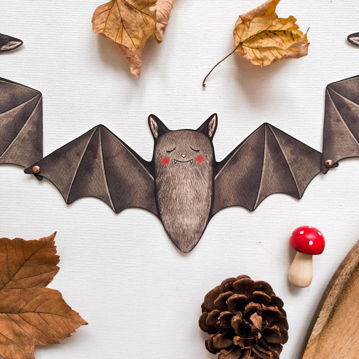 Paper Bat Garland