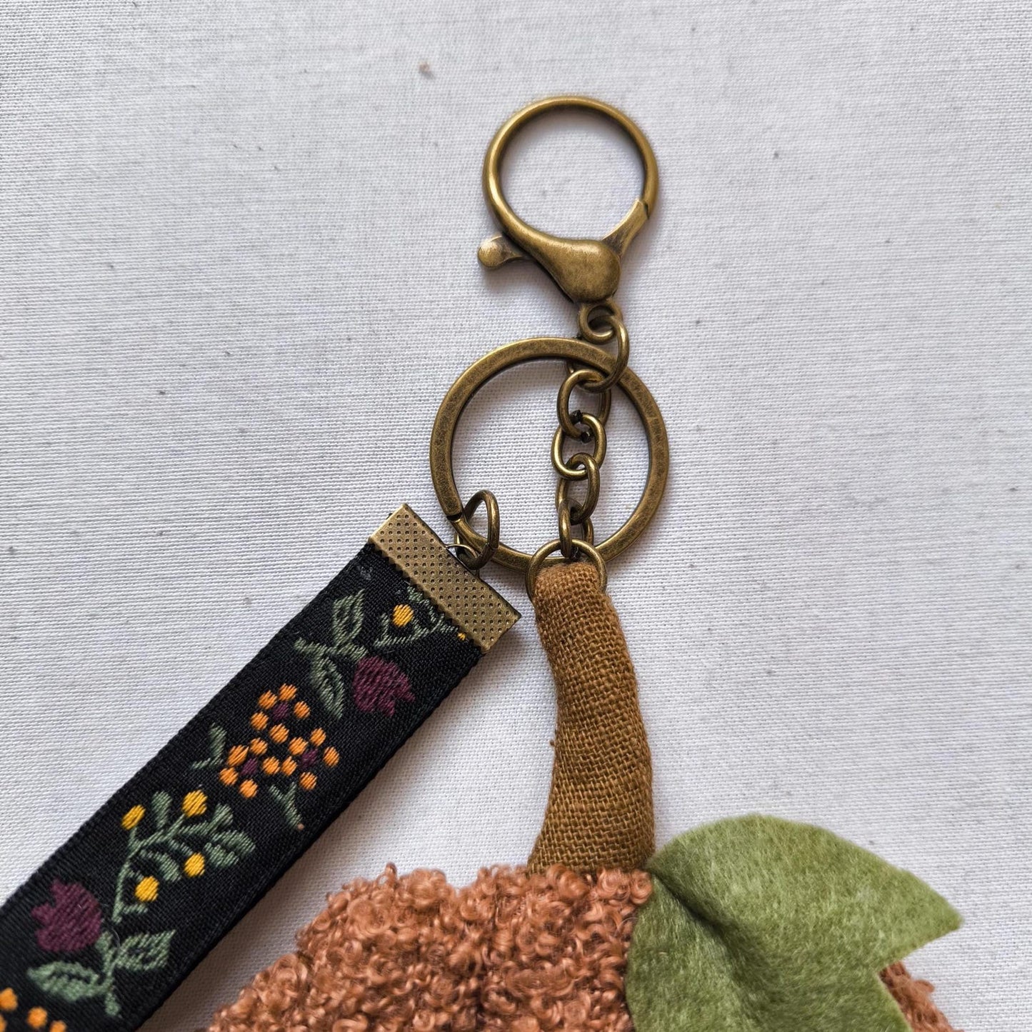 Autumn Pumpkin Keychain
