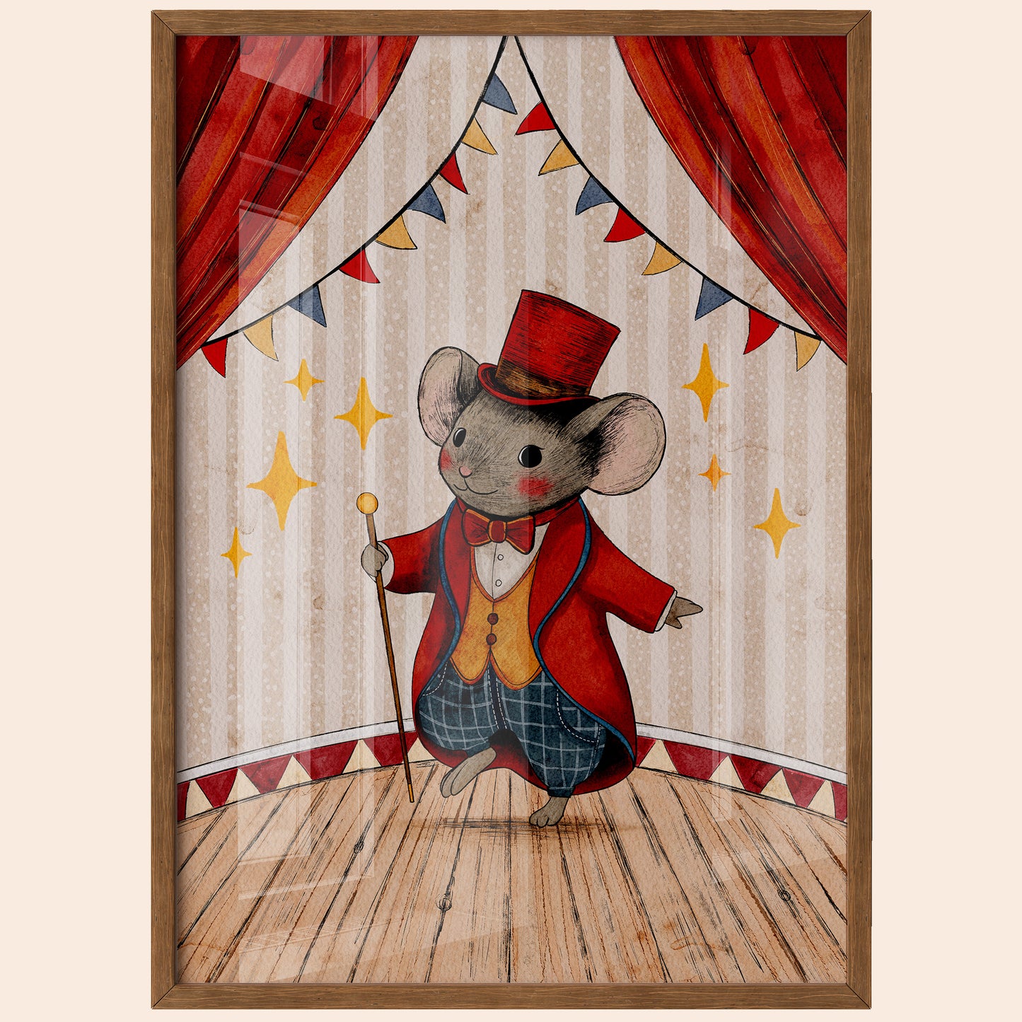 Circus Mouse Poster