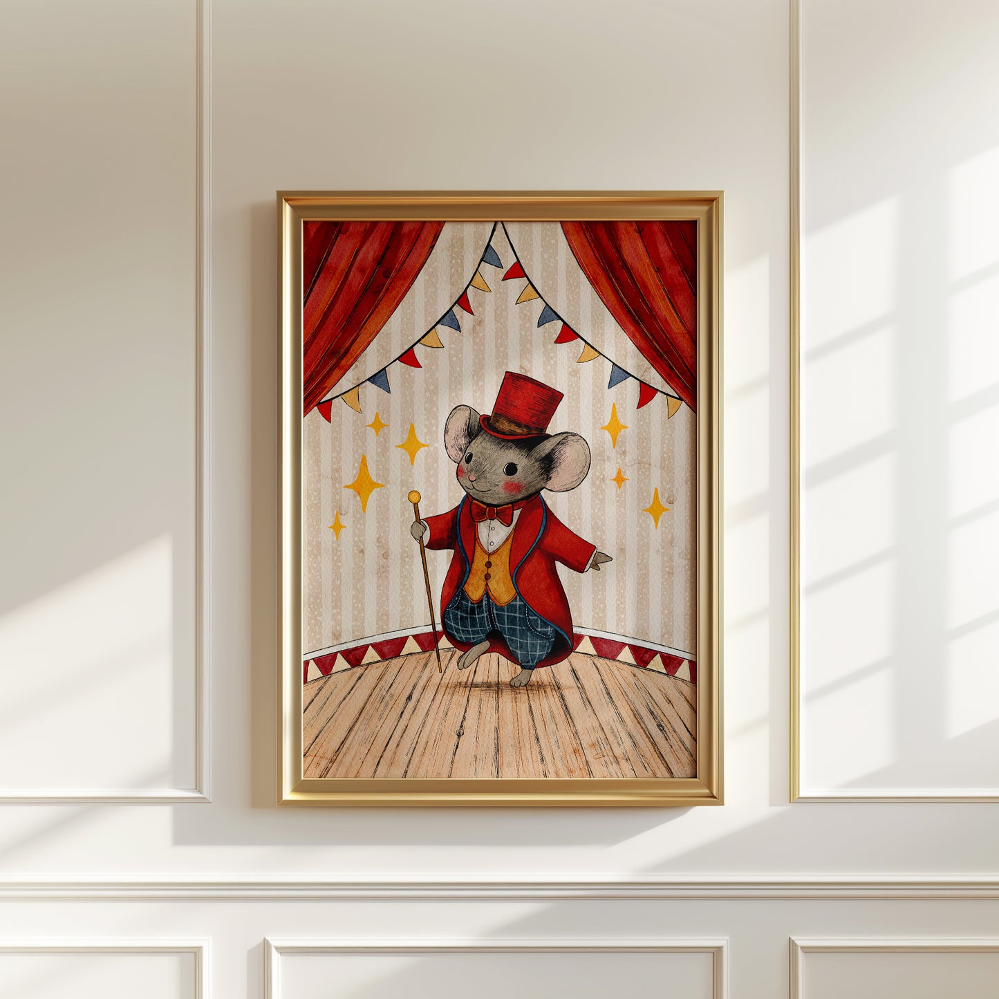 Circus Mouse Poster