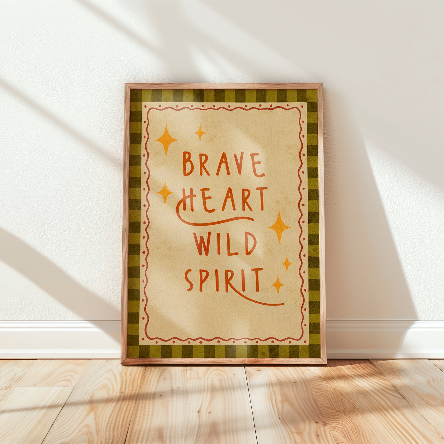 Brave Heart Wild Spirit Poster