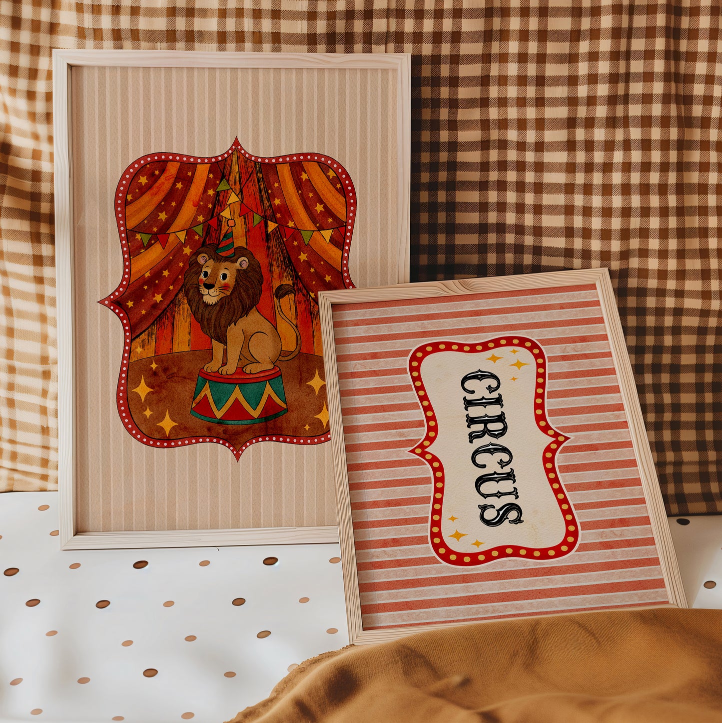 Circus Lion Poster