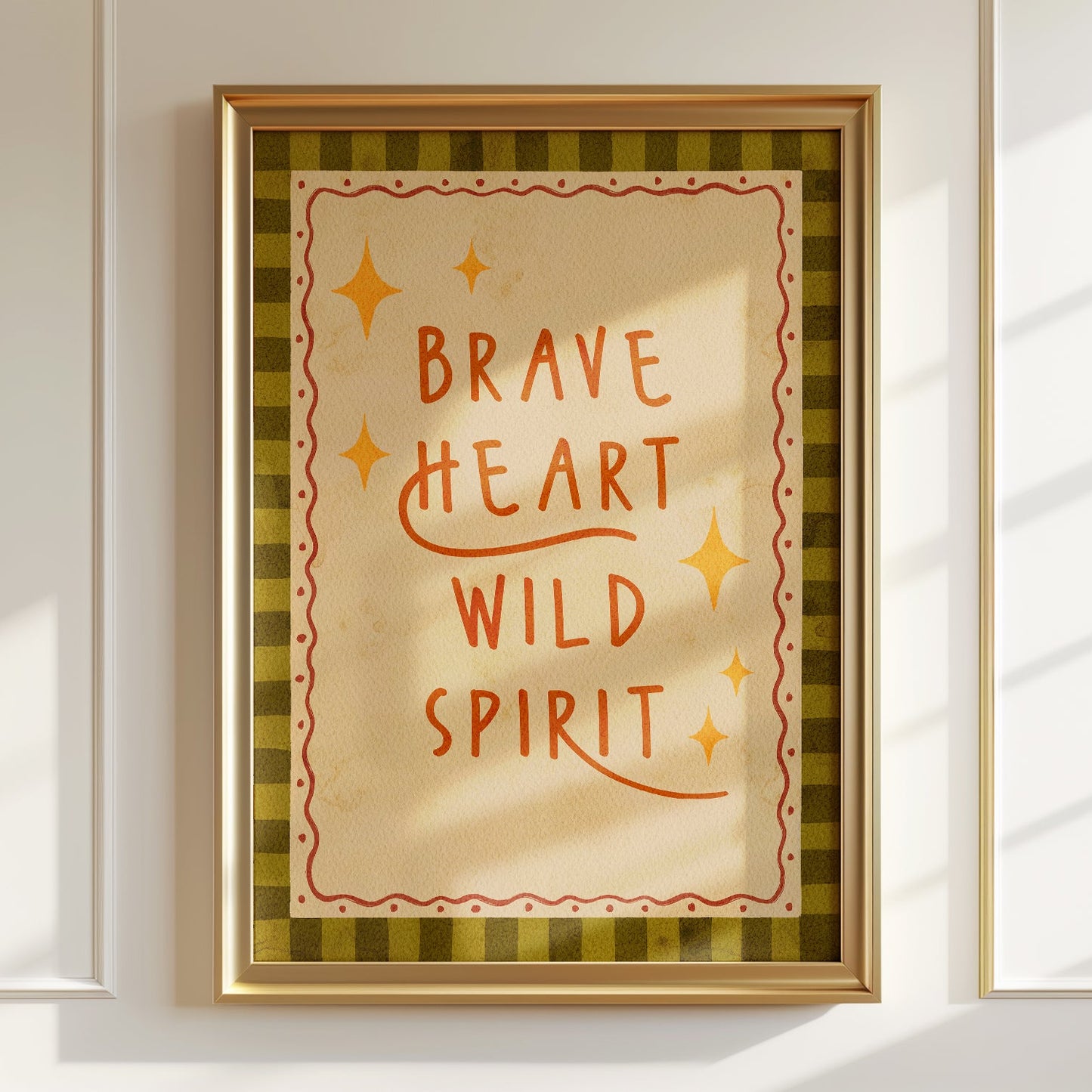 Brave Heart Wild Spirit Poster
