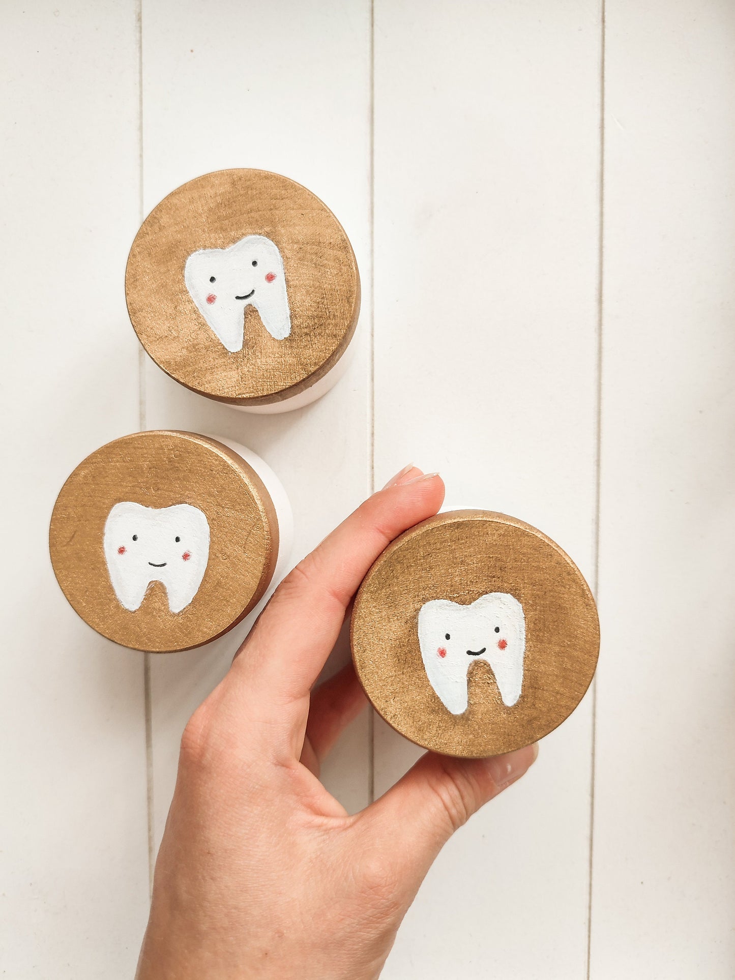 Wooden Tooth Box, milk theeth box