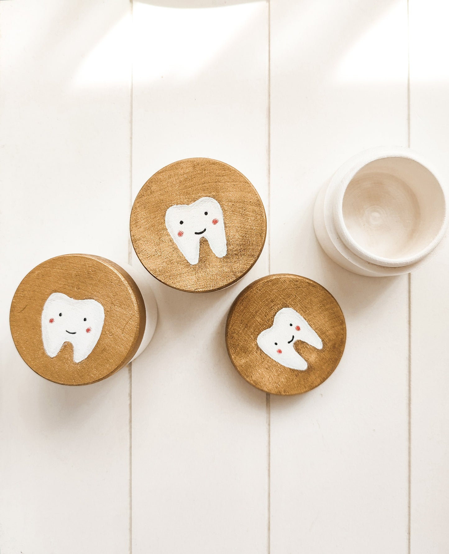 Wooden Tooth Box, milk theeth box