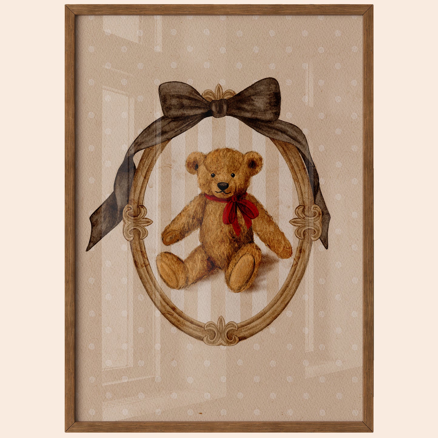 Vintage Teddy Bear Poster