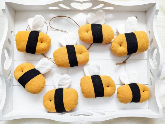 Linen Bees garland