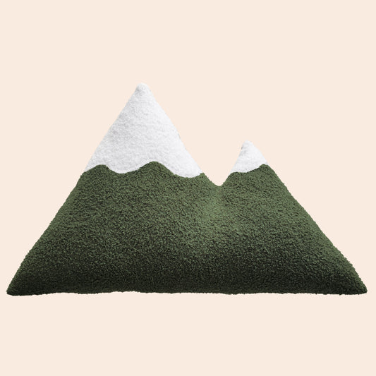 Gray Green Mountain Cushion