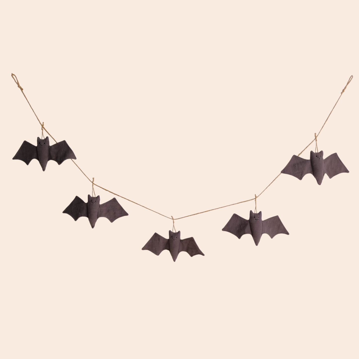 Garland with Linen Bats