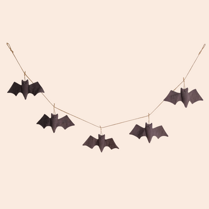 Garland with Linen Bats