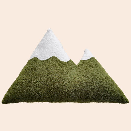 Moss Green Mountain Cushion