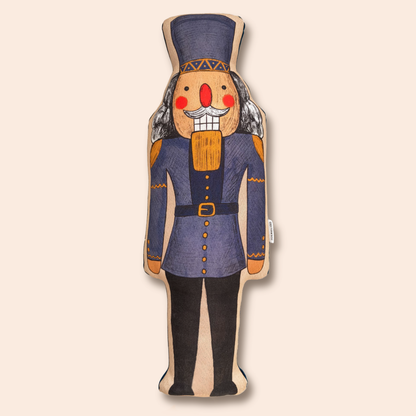 Blue Nutcracker Cushion