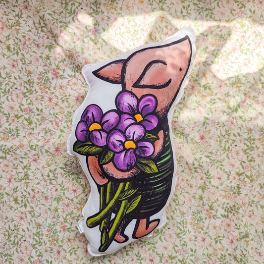 Piglet Throw Pillow (color)