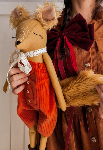 Roger the Fox • Stuffed Linen Toy