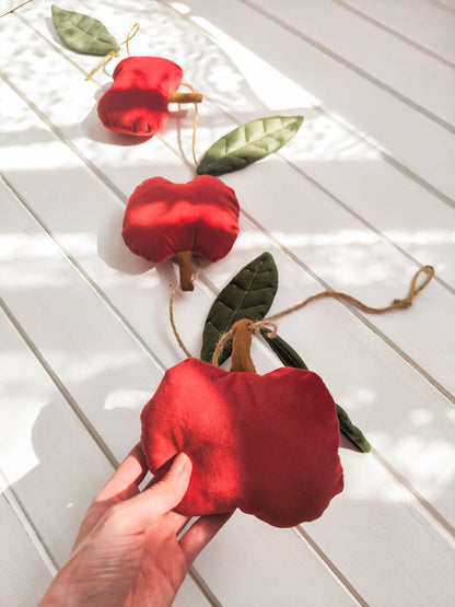 Velvet & Linen Apple Garland