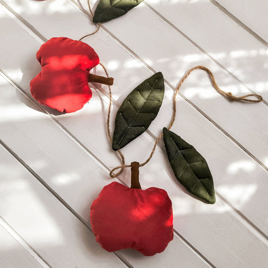 Velvet & Linen Apple Garland
