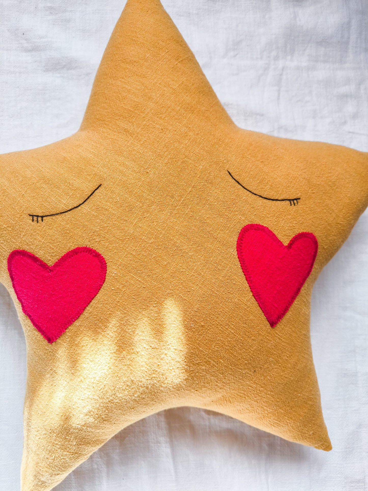 Linen Star Cushion