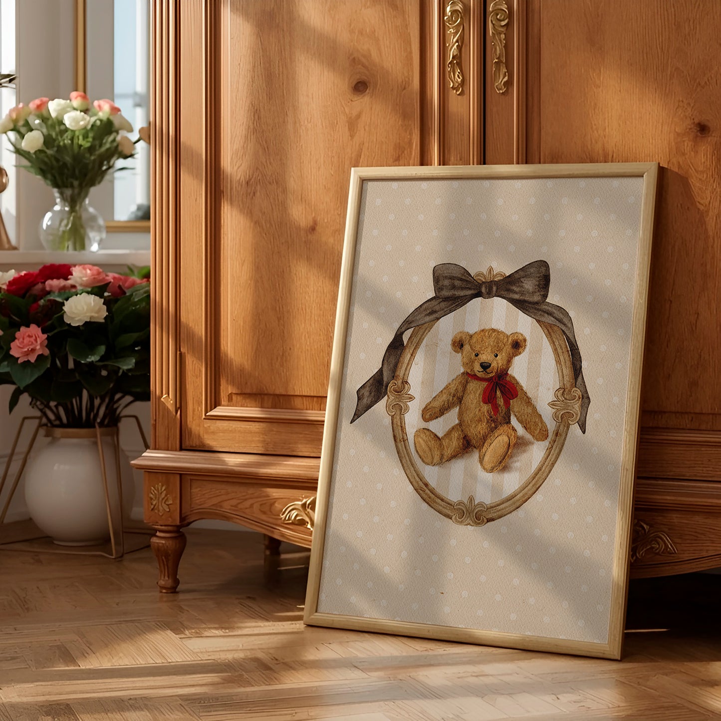 Vintage Teddy Bear Poster