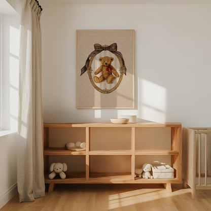 Vintage Teddy Bear Poster