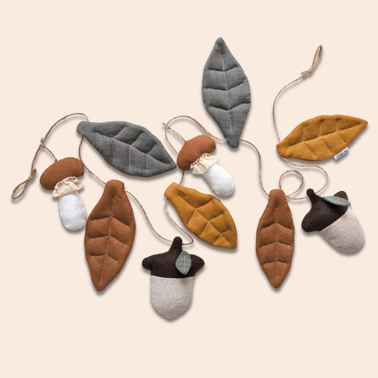 Linen Woodland Garland