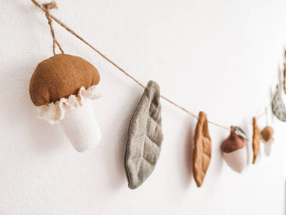 Linen Woodland Garland