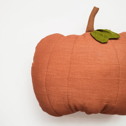 Linen Pumpkin Cushion