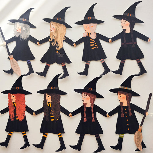 Witches Paper Garland