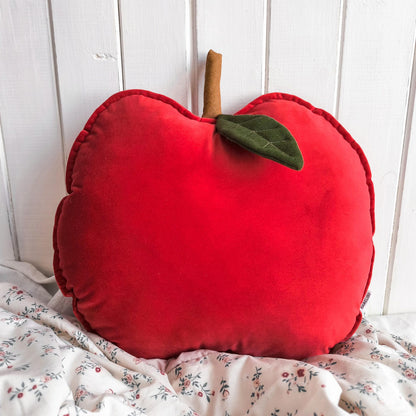 Velvet Apple Cushion (Red)