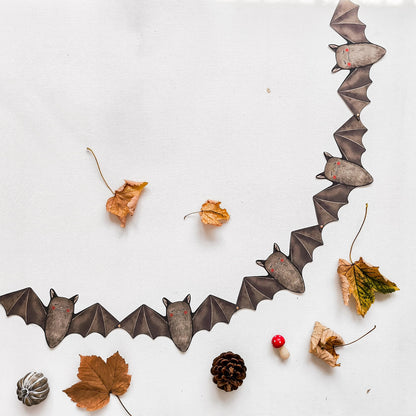 Paper Bat Garland