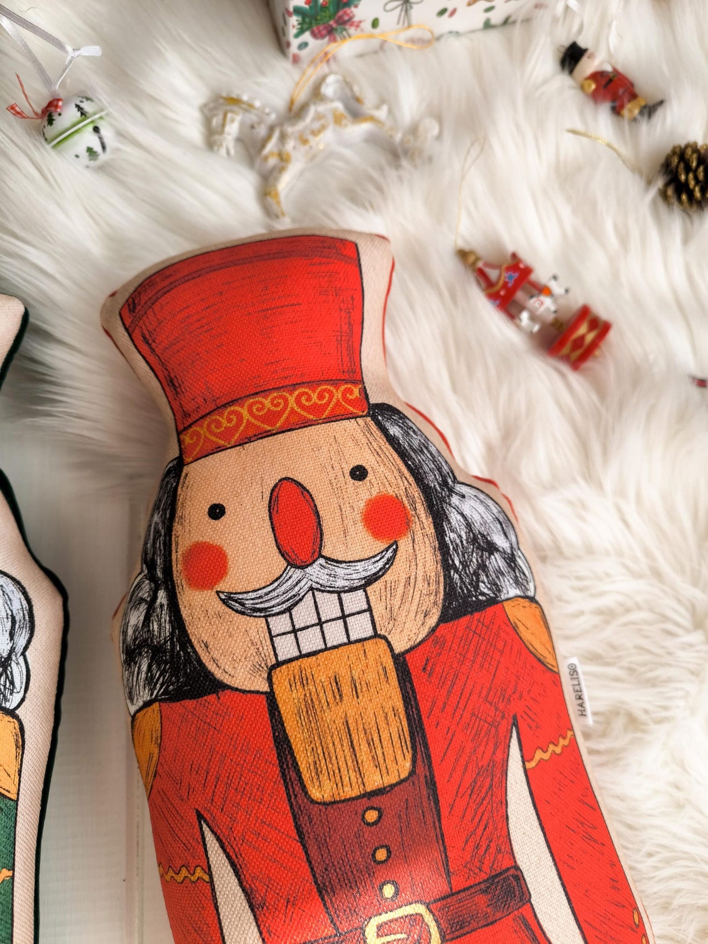 Blue Nutcracker Cushion